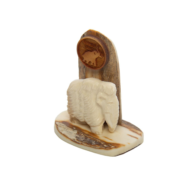 Композиция "Мамонт у скалы" №7